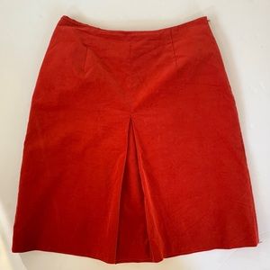 Brooks Brothers Cotton Corduroy A-Line Skirt size 6